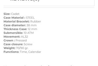 Reloj Neckmarine Azul y Plateado