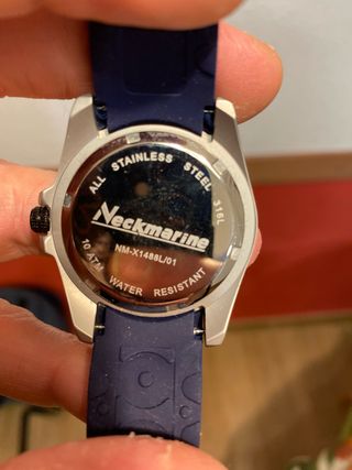 Reloj Neckmarine Azul y Plateado