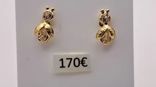 Pendientes Oro 18k con Circonitas