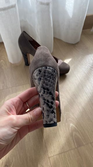 Zapatos de tacón Martinelli grises ante