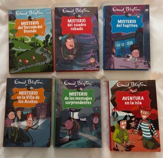 Libros de Enid Blyton de Los Cinco Indagadores