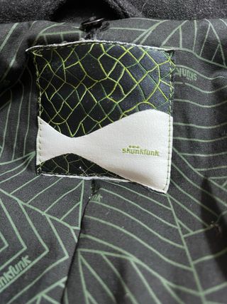 Abrigo 3/4 Skunkfunk Negro - 2 en 1 con chaleco