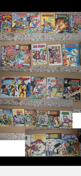 Cómics de Marvel de los años 70 (8€ cada uno)