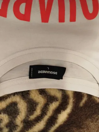 Camiseta DSQUARED2 Blanca Handcrafted