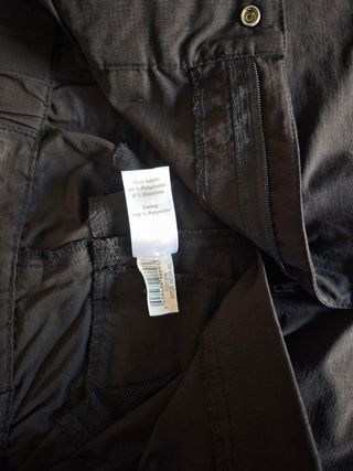 Pantalón trekking Quechua hombre negro