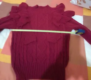 Jersey Lana Rojo Mujer