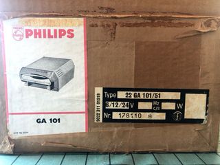 Tocadiscos Philips GA101 para coche clásico