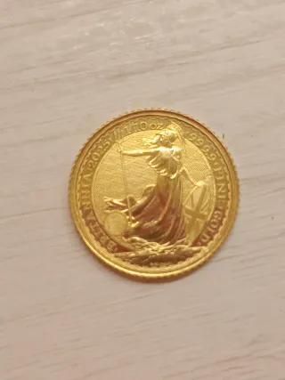 Décima Onza de Oro 1/10 Britannia