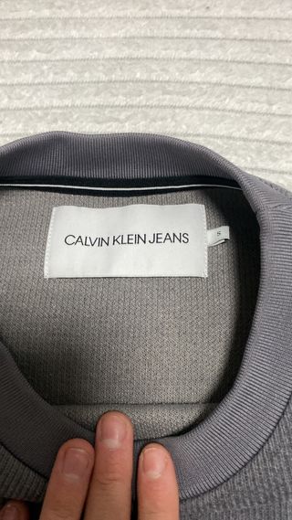 Jersey Calvin Klein Gris Talla M