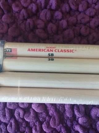 (Nuevas) Baquetas VicFirth (5B) x (4uds), Hickory