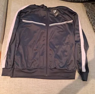 Chándal UP gris oscuro metalizado mujer