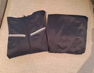 Chándal UP gris oscuro metalizado mujer