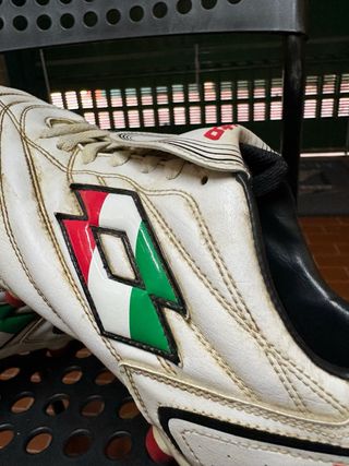 Scarpe da calcio Lotto bianche e multicolor