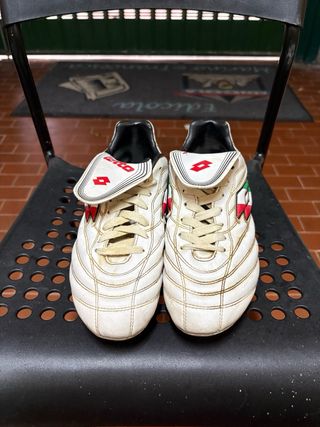 Scarpe da calcio Lotto bianche e multicolor
