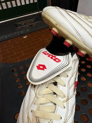 Scarpe da calcio Lotto bianche e multicolor