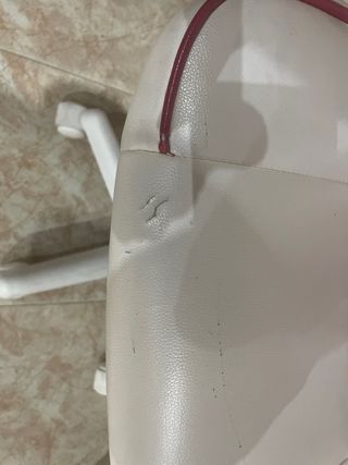 Silla XTR Giratoria Rosa y Blanca