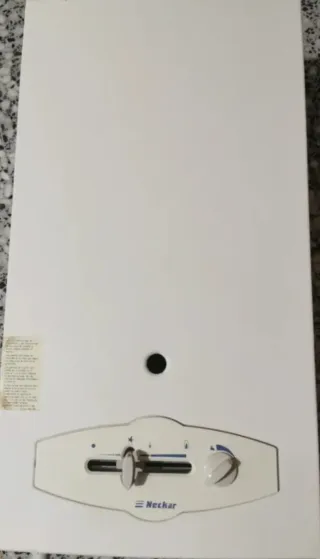 Calentador de gas Nechar de 11L blanco