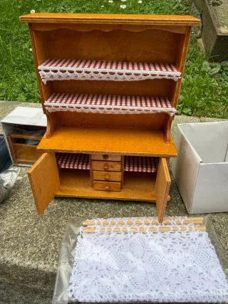 Lote Muebles y Accesorios Casa Muñecas