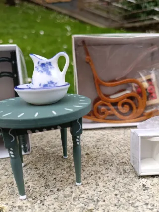 Lote Muebles y Accesorios Casa Muñecas