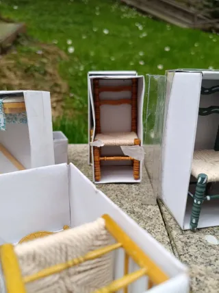 Lote Muebles y Accesorios Casa Muñecas