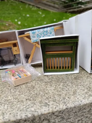 Lote Muebles y Accesorios Casa Muñecas