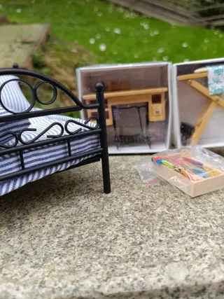 Lote Muebles y Accesorios Casa Muñecas