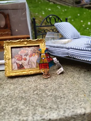 Lote Muebles y Accesorios Casa Muñecas