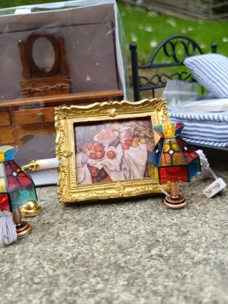 Lote Muebles y Accesorios Casa Muñecas