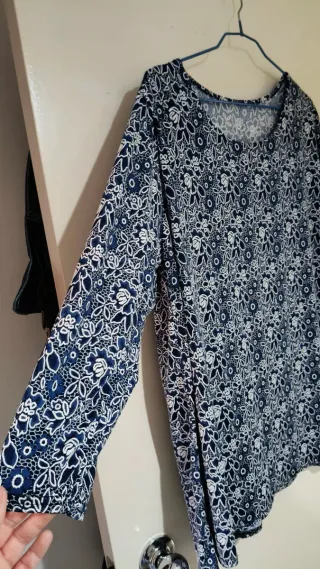 Blusa Talla Grande XXL Estampado Floral