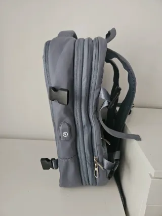 Mochila cabina extensible gris