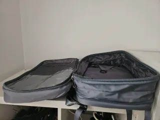 Mochila cabina extensible gris