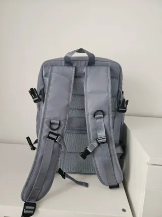 Mochila cabina extensible gris