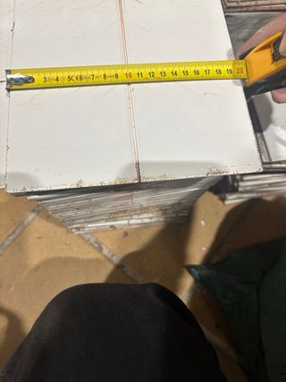 Azulejos blancos 20x20