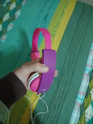 Auriculares JVC Niños Rosa y Morado