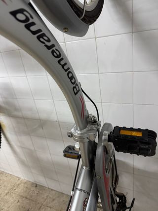 Bicicleta Boomerang Pieghevole Grigia