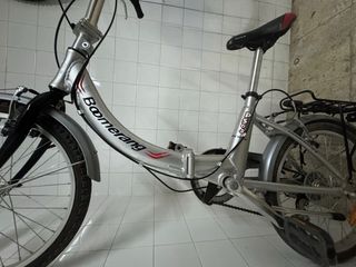 Bicicleta Boomerang Pieghevole Grigia