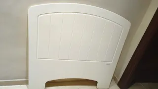 Cabecero cama infantil blanco