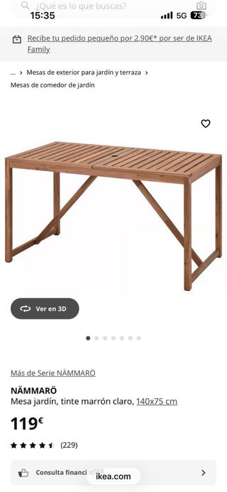 Conjunto mesa y sillas de madera