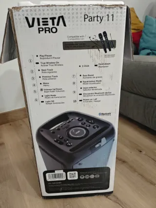 Altavoz Vieta Pro Party 11 Negro