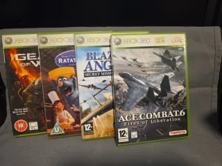 4 Juegos Xbox 360: Gears of War, Ratatouille, Blaz