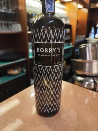 Bottiglie gin vuote da collezione