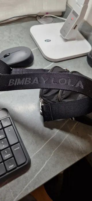 Mini bolso bandolera negro BIMBA Y LOLA