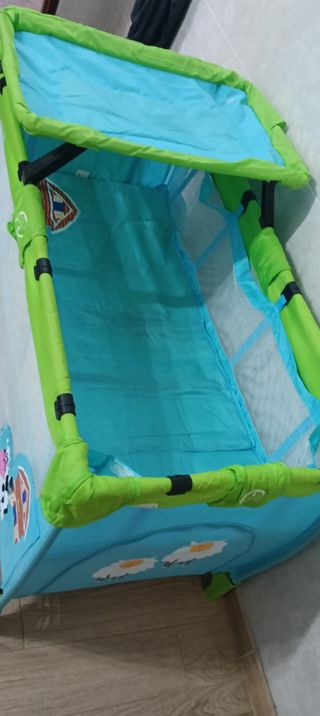 Cuna de viaje Bebe Actual doble altura