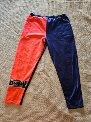 Pantaloni tuta Puma Equipment vintage blu/arancio