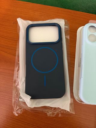 Cover iPhone 15 Pro MagSafe Blu