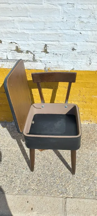 Máquina de Coser Sears Kenmore con mueble y silla