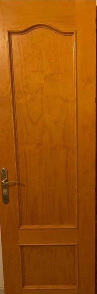 Puerta de madera de roble interior