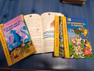 humor y Misterio Libro Gerónimo Stilton Tapa Blan