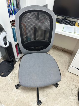 Silla de oficina IKEA gris