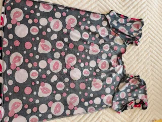 Camiseta Verano Estampada Labios Talla M